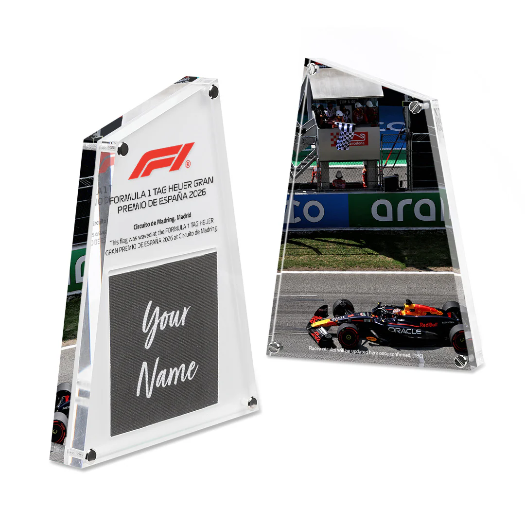 Spanish GP 2026 - Personalised F1® Flag - Image 3