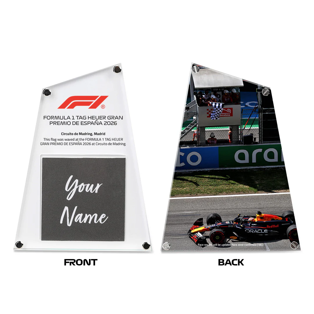 Spanish GP 2026 - Personalised F1® Flag - Image 4