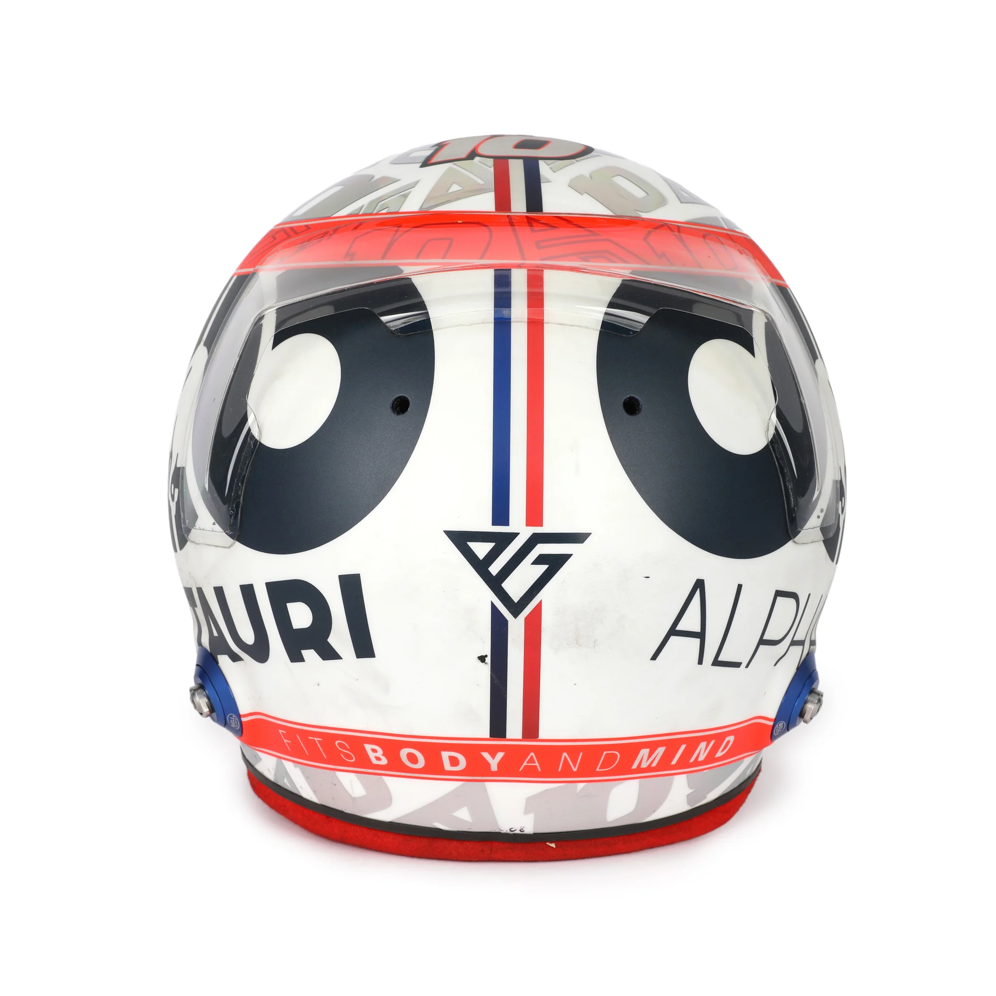 Pierre Gasly 2022 Signed Race Used Helmet – Australian GP - Image 6