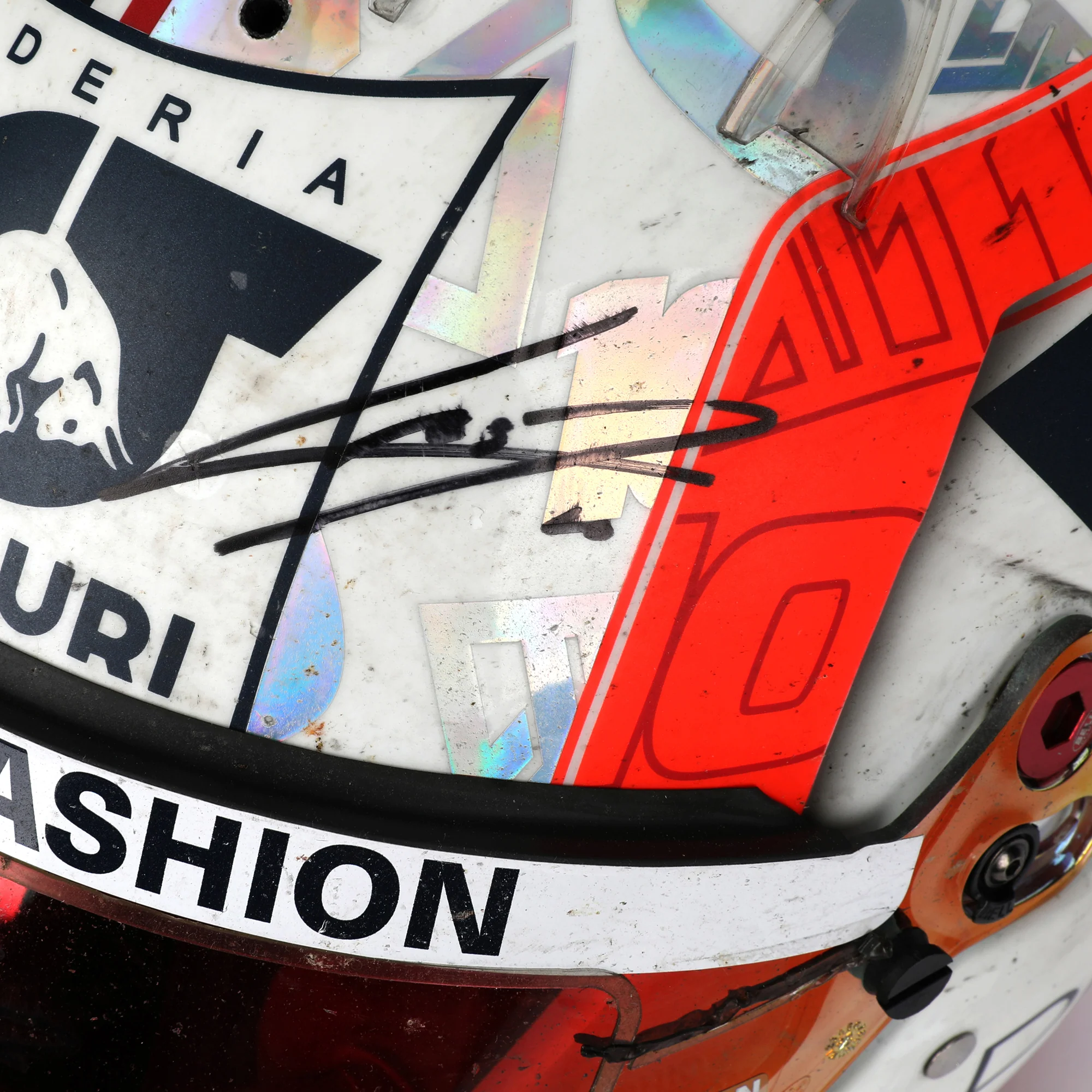 Pierre Gasly 2022 Signed Race Used Helmet – Australian GP - Image 8