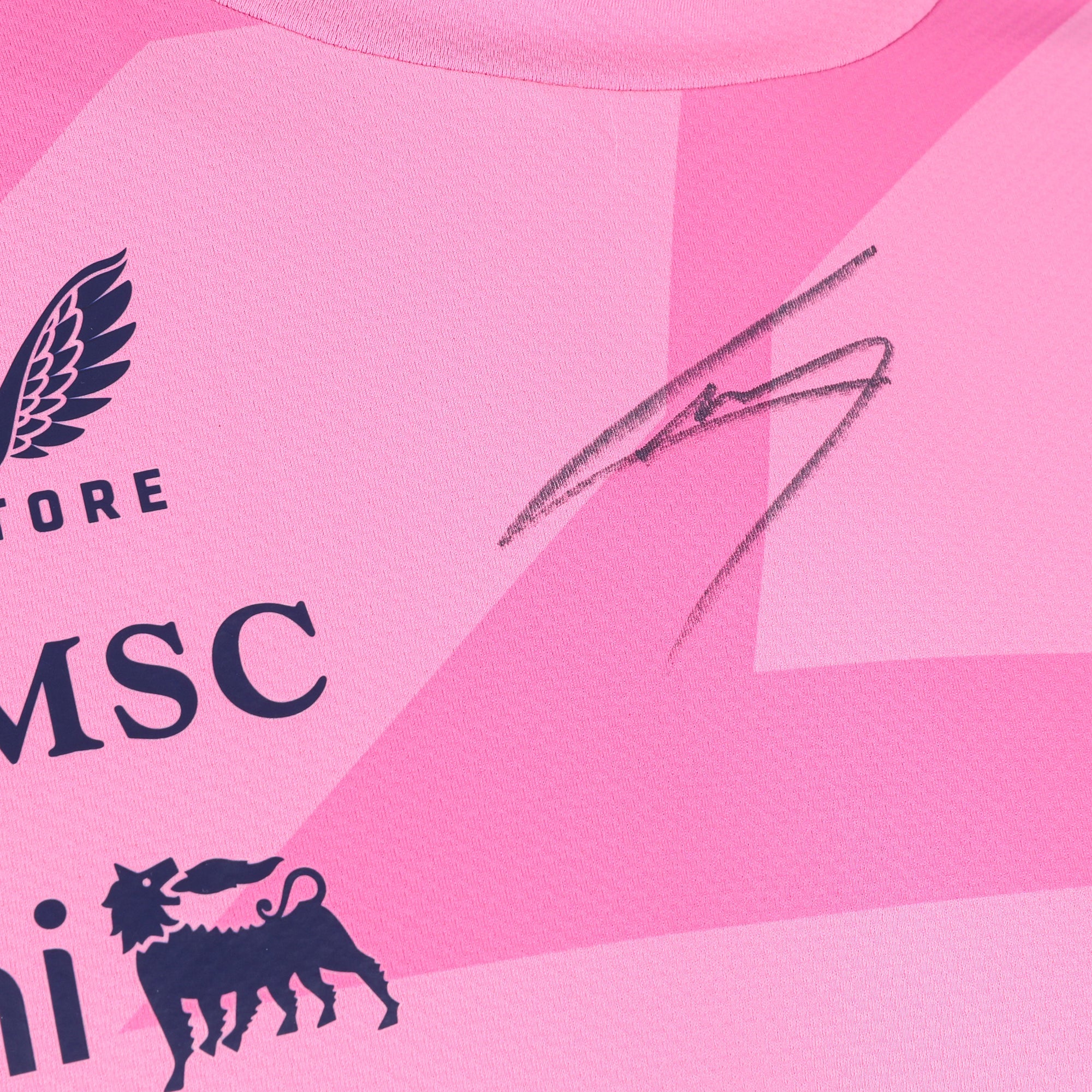Pierre Gasly Signed 2025 BWT Alpine Formula One Team Official Driver T-Shirt - Image 4