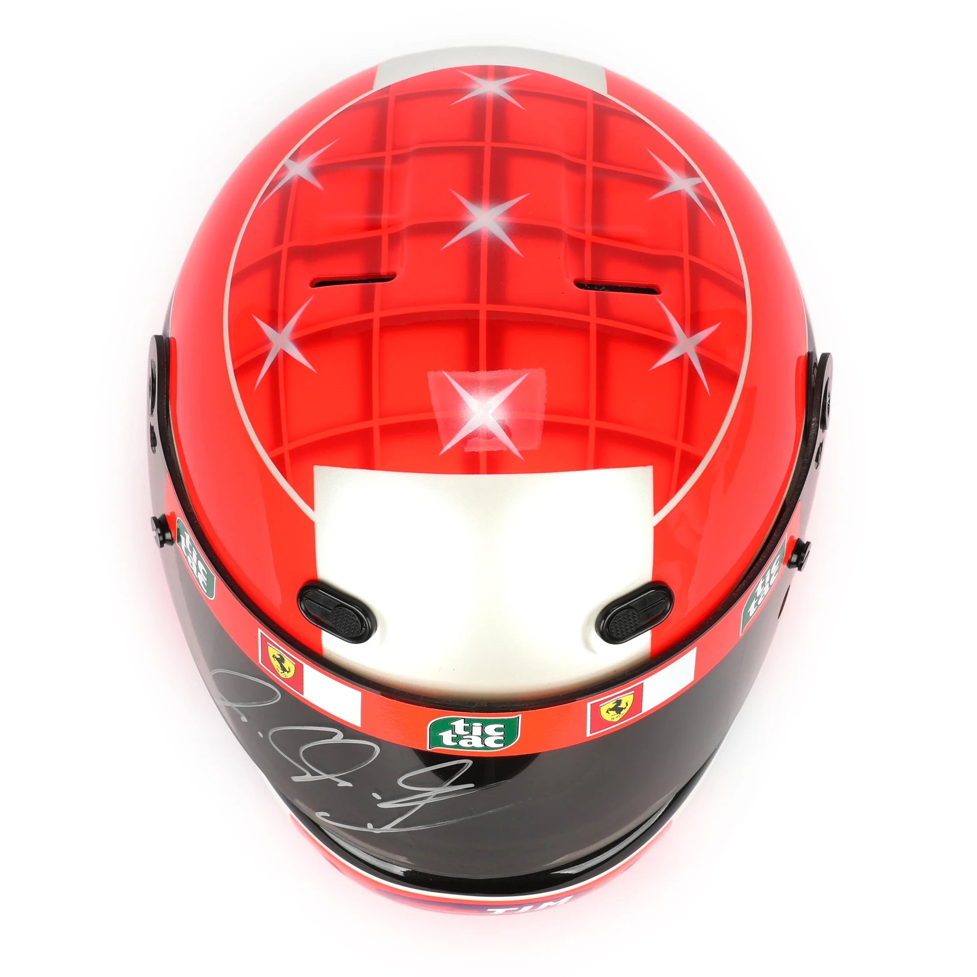 The Silverstone Auction LOT 009 - Michael Schumacher Signed 2000 Ferrari Replica Helmet - Image 7