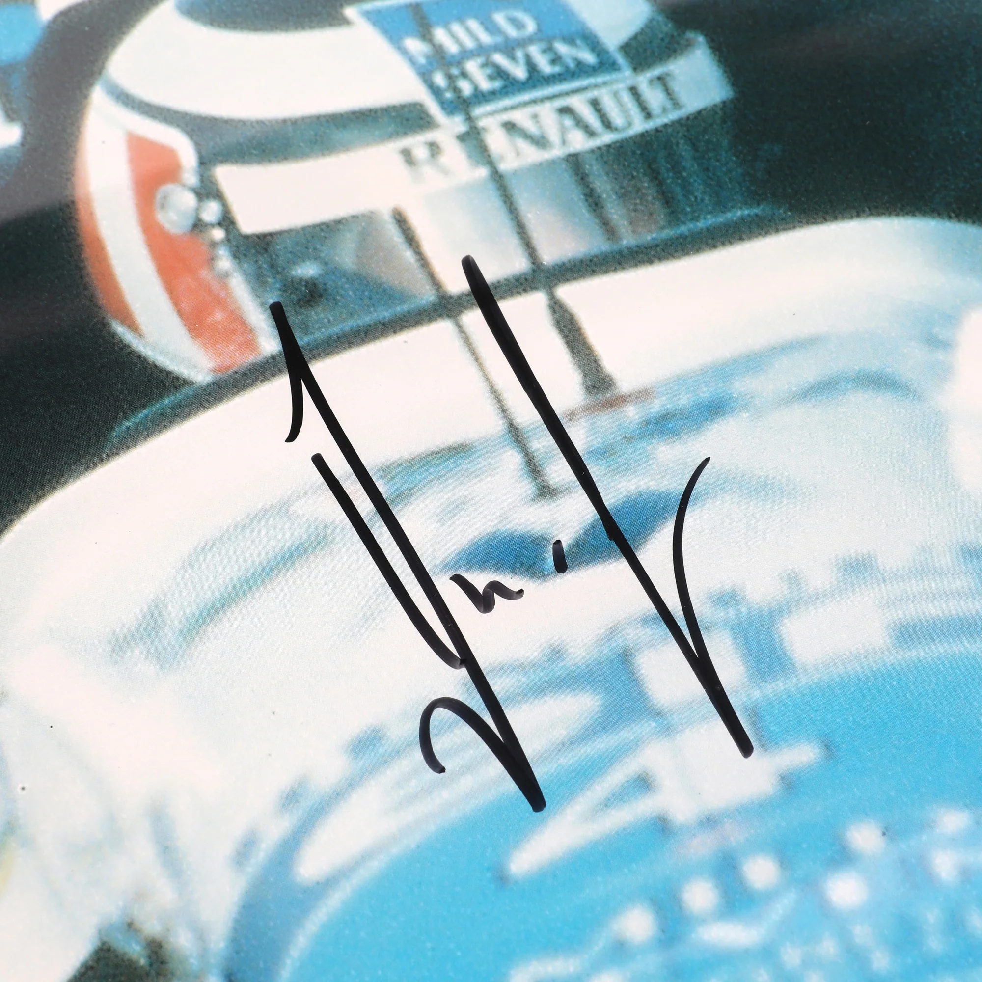 The Silverstone Auction LOT 022 - Poster 1996 Brazil GP- Schumacher, Villeneuve, Piquet, Hill & Berger Signed Framed - Image 4