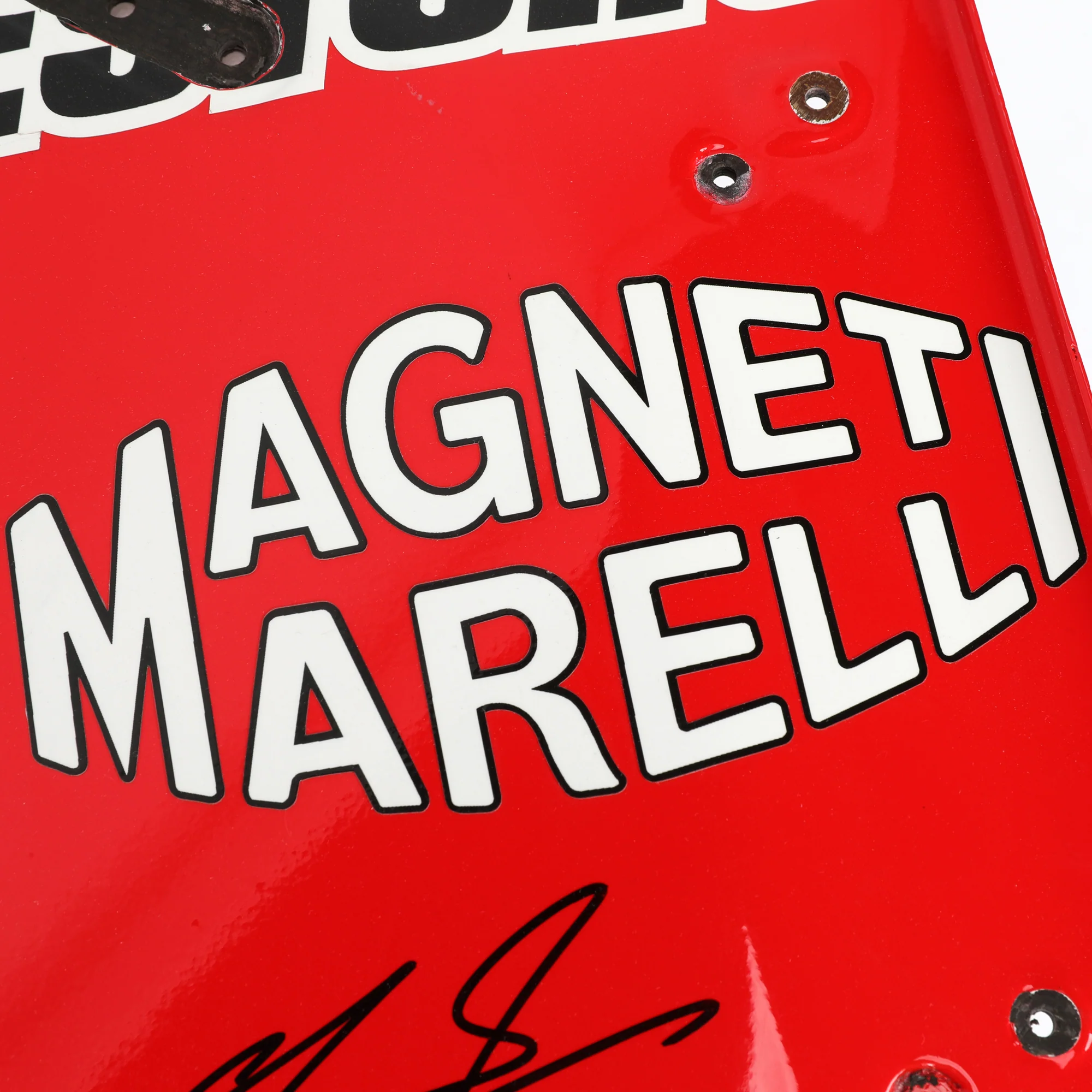 The Silverstone Auction LOT 036 - Michael Schumacher 1999 Ferrari F399 Rear Wing L/H Endplate - Signed - Image 6