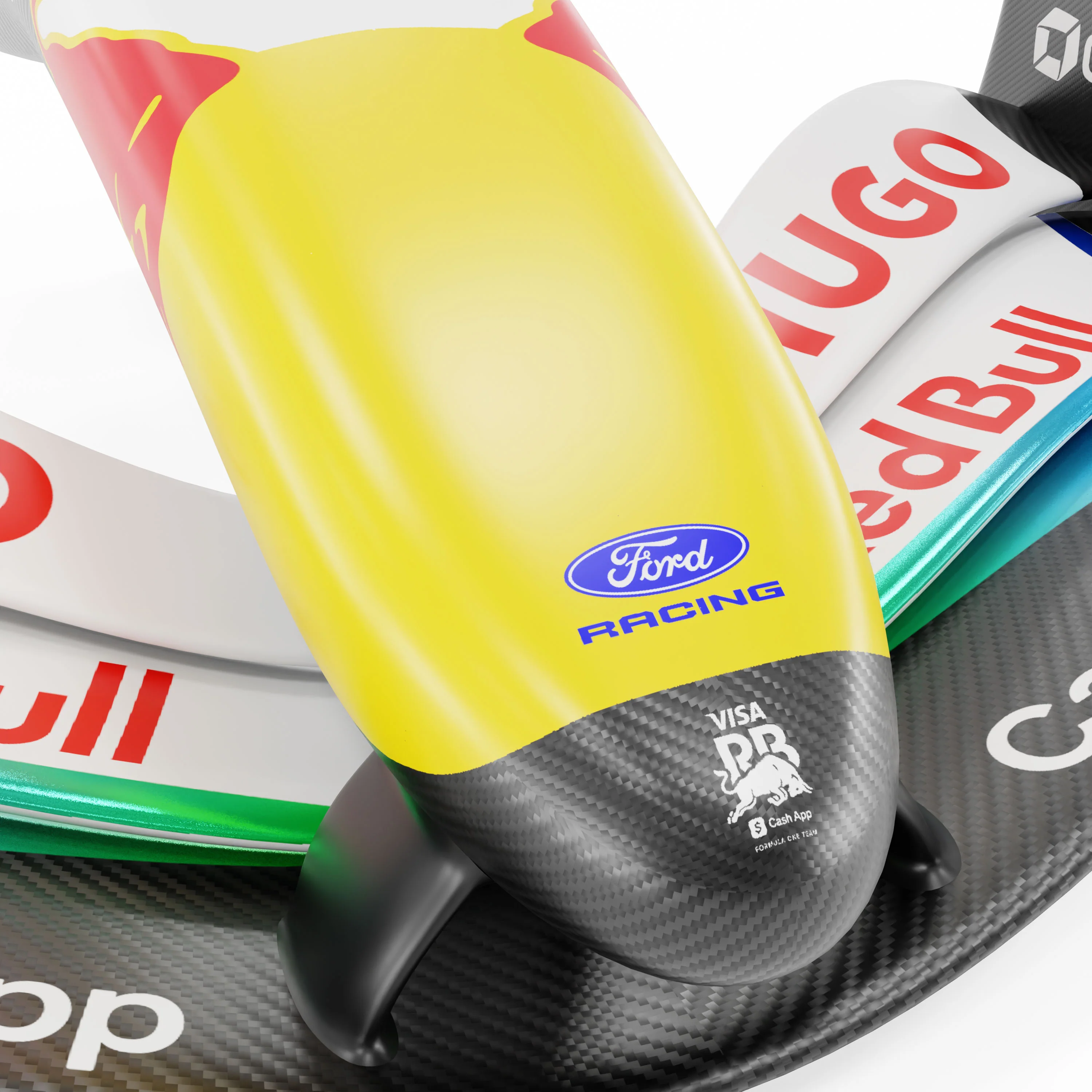 Visa Cash App Racing Bulls F1™ Team 2026 Replica Front Wing & Nose - FC Livery Edition - Image 4