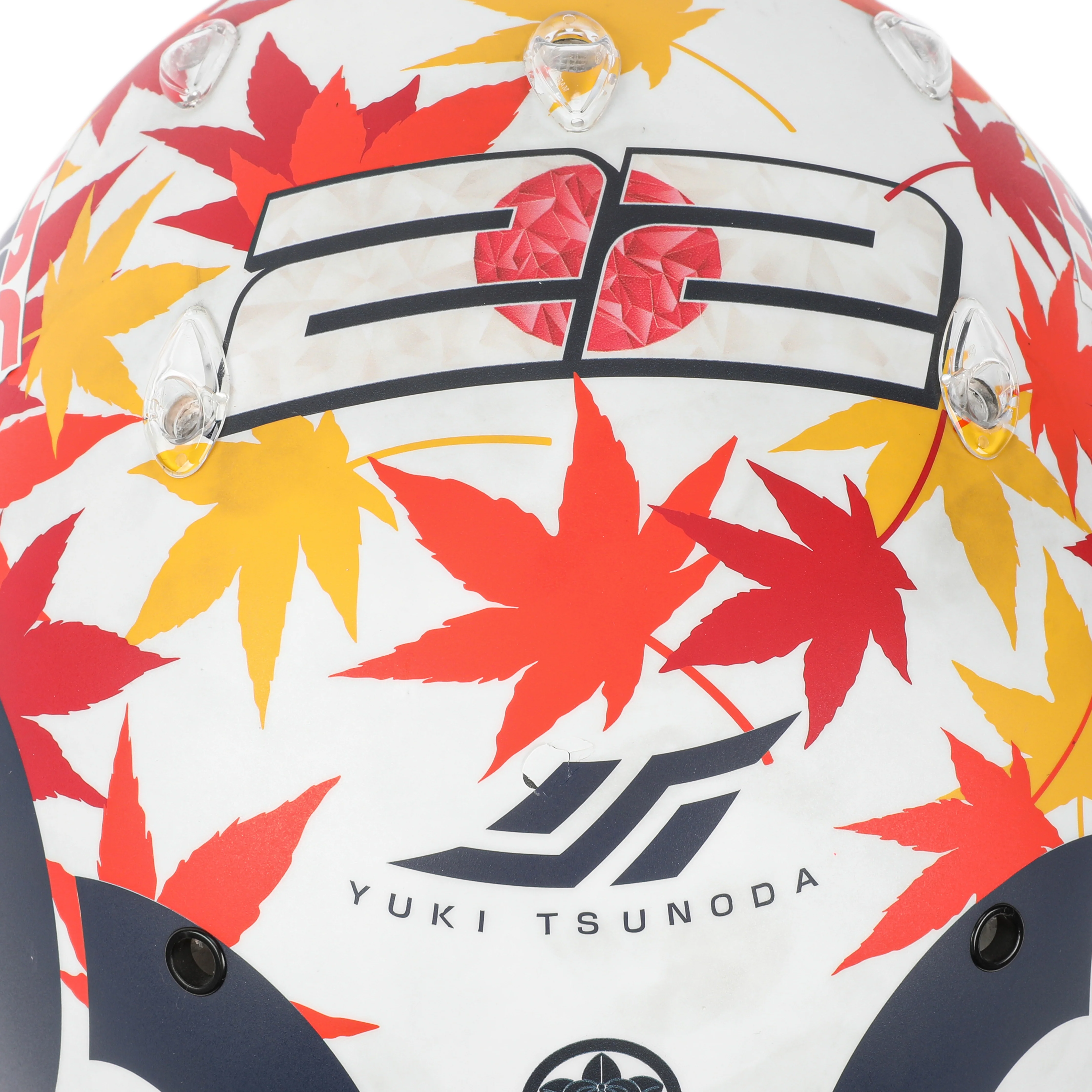 The Silverstone Auction LOT 003 - Yuki Tsunoda 2023 AlphaTauri Race Worn Helmet - Bahrain GP - Image 6
